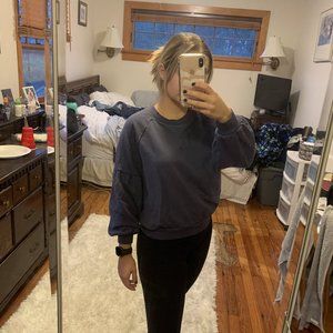 Blue long sleeve Aerie Top